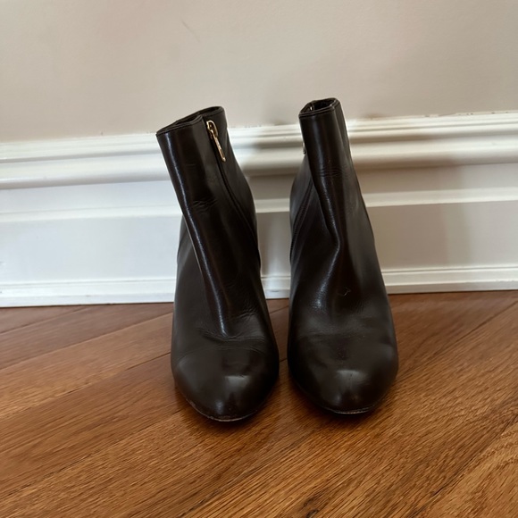 COACH Woman’s Brown Leather Heeled Booties - Picture 6 of 7